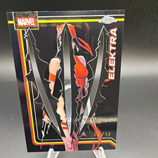 Topps 2026 Topps Chrome Marvel Elektra Claw #116 Serial Numbered /10 picture