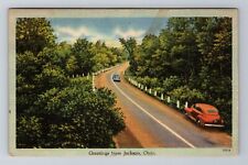 Jackson OH-Ohio, General Greetings, c1917 Antique Vintage Souvenir Postcard picture