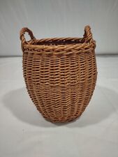Vintage Basket Gathering Small Deep Wicker  Child Size 7