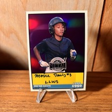 Mo'ne Davis 2026 Leaf Metal 1950s Auto #4/7 LLWS #LA-MD1 picture