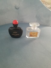 2 Vintage Joy De Jean Patou Paris Empty Glass Perfume  Bottles picture