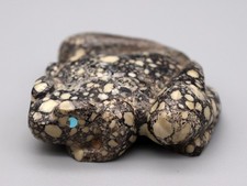 Brian Yatsattie Variscite or Magnesite Zuni Frog Fetish picture