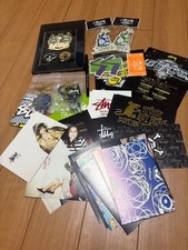 Stussy Vintage Novelty Lot 36 Postcards 30th Pen Rubber Keychain Memo Pad Japan picture