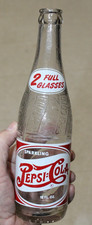 GREENVILLE SC 2 FULL GLASSES PEPSI COLA  BOTTLE 12 OZ ACL picture