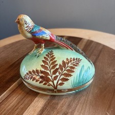 Limoges Pheasant Porcelain Handpainted  Box France picture