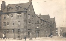 HULL HOUSE chicago il. real photo postcard rppc. illinois jane addams picture