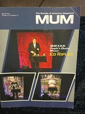 Ed Ripley MUM Society of American Magicians Magazine Issue picture