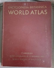Encyclopedia Britannica World Atlas 1947 Unabridged picture