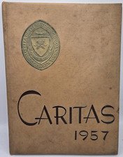 Caritas Yearbook 1957: Elizabeth Seton Catholic High School Yonkers, New York picture