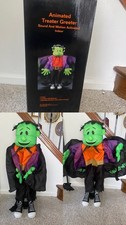 VTG 2003 Gemmy Trick Or Treater Greeter Halloween Animatronic Talks Lil Frank picture