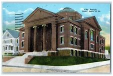 1922 City Temple Building Stairs To Entrance Sioux Falls South Dakota Postcard picture