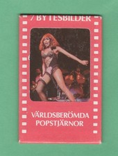 1974-81 Swedish Samlarsaker  Pop stars unopened pack PINK   Read Tina Tuner picture