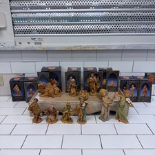 Vintage Fontanini Nativity 10 Piece Figurine Lot Italy 1983-1992 picture