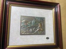 Superb Argenti Tidel Silver Bas-Relief 