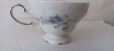 ANTIQUE JOHAN HAVILAND BLUE GARLAND FOOTED TEA CUP picture
