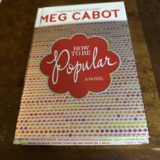 SIGNED Meg Cabot Book How to Be Popular First 1st ED Hardcover HC DJ Autographed picture