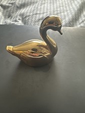 Vintage Mid Century Solid Brass Duck Head Bottle Opener Figural Barware MCM picture