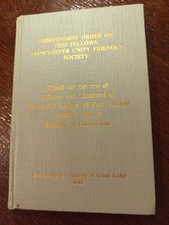 1962 Independent Order of Odd Fellows Ritual  Freemasonry masonic /151 picture