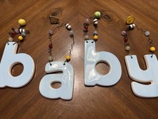 BABY GIFT Sandra Magsamen Silvestri Ceramic Shower Plaque Decor Wall Hanging picture
