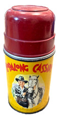 1950's Aladdin  Hopalong Cassidy thermos Good Condition picture