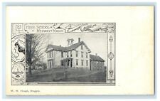1901 High School Building in Medway Massachusetts MA Unposted Postcard picture