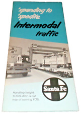 1977 SANTA FE ATSF XPANDING TO XPEDITE INTERMODAL TRAFFIC BROCHURE picture