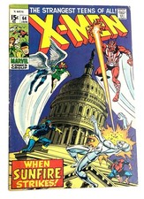 X-MEN #64 1969 6.5 F+ 🔑 1st Sunfire Shiro Yoshida picture