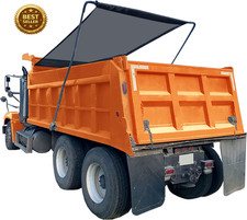Dump Truck Mesh Tarp for Dump Trailer Cover with 6'' Pocket, 7'X20' picture