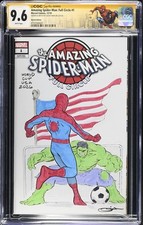 Amazing Spider-Man Full Circle 1 CGC 9.6 Signature Series Sajad Shah SKETCH picture