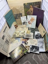 One of a Kind Vintage Ephemera Bundle: Curated Feminine Antique Paper & Pics picture