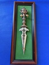 Framed Decorative Asian Goddess Dagger Wall Plaque picture