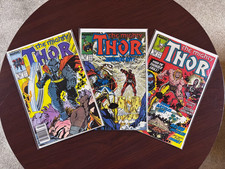 (Lot of 3 Comics) Thor #381 #387 #389 (Marvel 1987) 1st Exitar the Exterminator picture