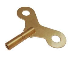 Brass Clock Key large Wing For Key Wind Clocks Size 9 / 4.50 mm  - Clock Parts picture