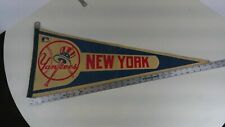 Vintage MLB New York Yankees Baseball Related Pennant   BIS picture