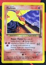 Pokémon TCG - Moltres 21 Black star Promo - WoTC 1999-2000 picture
