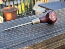 Vintage Stanley Wooden Handled Pick 69-122 Very Good Condition USA picture