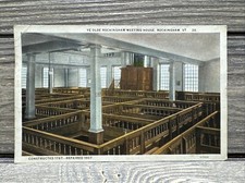 Vintage Postcard Ye Olde Rockingham Meeting House Rockingham Vermont  picture
