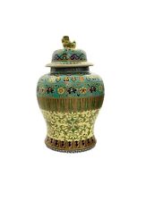 Ginger Jar Large Porcelain Asian Temple Storage Vase Vintage Oriental Decor picture
