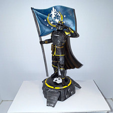 Highly Detailed Handcrafted Helldiver  Resin Figurine with Super Earth Flag picture