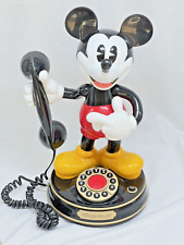 Vintage Classic Mickey Mouse Animated Talking Telephone Disney Phone WORKS picture