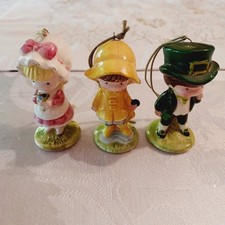 Vintage Joan Walsh Anglund Figurines Christmas Ornaments picture