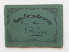 1905 Damascus Syria Baalbek Lebanon Photo Booklet Breger Paris Ottoman RARE picture