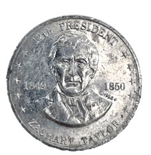 Shell's Mr. President Coin Game Zachary Taylor Twelfth President Vintage picture