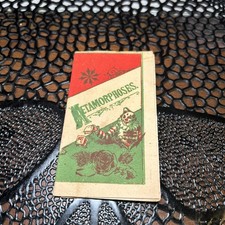 Antique 1800’s METAMORPHOSES paper Game Complete Cond. Very Rare Ephemera picture