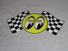 VINTAGE MOON EYES POWER+ SPEED EQUIPMENT RACING FLAG 12