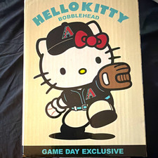 BDA Sports Hello Kitty Diamondbacks Game Day Exclusive Bobblehead picture