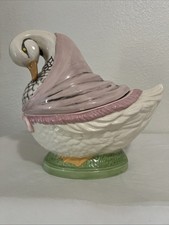 Vintage 1984 Large Hand Painted Mother Goose w/ Shawl 13