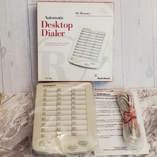 Vintage Radio Shack Automatic Desktop Dialer 90-Memory Tandy 43-444 New picture