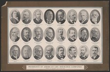 1899 New York Presidents of American Life Insurance Companies Portraits picture