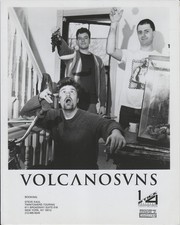 80s Alternative Rock Mission Of Burma VOLCANO SUNS B&W 8x10 Publicity PHOTO picture